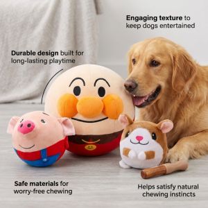 New USB Rechargeable Electronic Interactive Dog TBall Toy Plush Jump Ball Talking Pet Doll New Gift for Fetch & Chewing