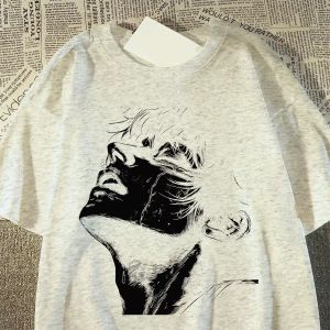 PAZHAOLANG | Vintage Melancholy Youth Printed Loose Leisure T-Shirt