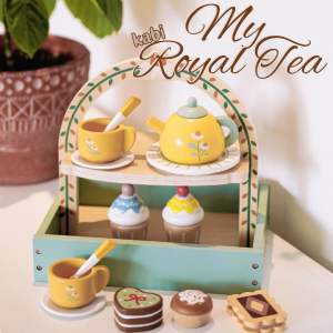 Kabi My Royal Tea Pretend Play Toys Wooden Toys Tea party by Blue Elephant Ph