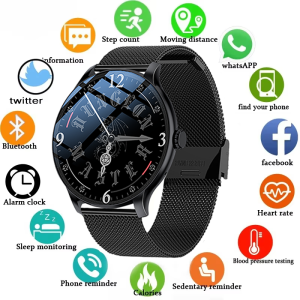 LXASFIT 2025 New Smart Watch Heart Rate Sleep Health Monitor Bluetooth Talk Ladies Sport Smart Watch for Android IOS