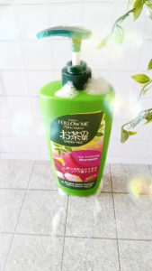 FOLLOW ME Green Tea Hair Shampoo 650ml - 6in1 | Anti Dandruff | Hair Fall | Soft & Smooth | Shampoo Rambut
