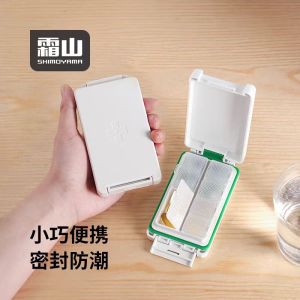 Portable Six Grids Sealed Dustproof Moistureproof Medicine Box Carry on Medicine Organizer by Shoyo Dustproof Medicine Case