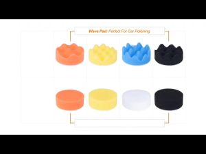 3inch 4inch 5inch Car Polishing Disc 11Pcs/8PCS/5PCS Self-Adhesive Buffing Waxing Sponge Wool Wheel Polishing Pad For Car Polisher Drill Adapter Prime quality wool pad sponge pad
