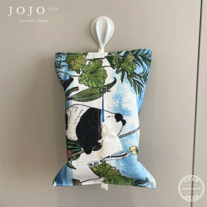 Jojos L. PD Messe Ng Luxury Light Home Living Room Tissue Cover Nordic Style Non-Woven Fabric Drawstring Paper Towel Holder