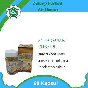 Garlic Pure Oil Syifa 60 kapsul Ekstrak Bawang Putih meringankan tekanan darah tinggi