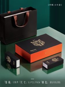 Huxiaoyan Cinnamon Tea Zhengyan Dahongpao Tea Tea Gift Box Handmade Genuine Goods Tea Factory Direct Sales to Undertake Group Purchase
