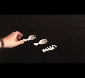 ARAFURA - KNIFEZER: Set Alat Makan Lipat Portable yang Praktis