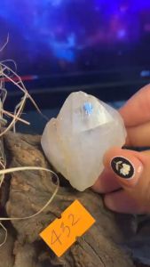 Cụm đá Thạch Anh Lemurian tán sắc pha lê trong suốt phong thủy năng lượng vũ trụ mã 432