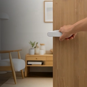 Kunci Pintu Ecological White Minimalis Magnetic Interior Door Lock Set