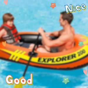 INTEX Kayak Thickened Inflatable Boat Rubber Boat 200/300 Inflatable 2/3 Person Raft Boat Set
