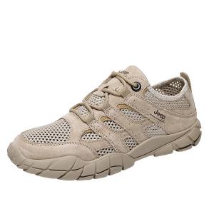 Jeep | Jeep Mens Outdoor Casual Hiking Shoes Breathable Comfortable Anti-slip Wear-resistant Lightweight Rubber Outsole Durable