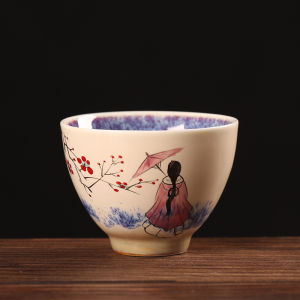 ชุดเครื่องดื่มชาจีนโบราณสไตล์ย้อนยุค แก้วชาถ้วยเจ้าของ แก้วชาสำหรับผู้หญิง ชิ้นส่วนอื่นๆ ของเครื่องดื่มชา