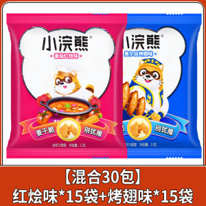 Small Raccoon Snack Noodle Post-90s Old Snack Dry Crisp Noodles Bulk Pack Instant Noodles Snack Online Red Best Selling Snack