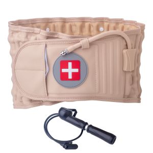 เข็มขัดนวดรองรับเอวแบบปรับได้สำหรับทุกเพศเข็มขัดรองรับการบีบอัดที่เอวเพื่อบรรเทาอาการปวดหลัง