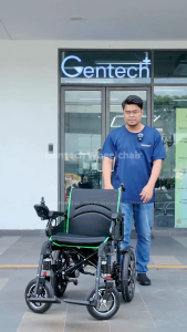 Heavy Duty Steel Electric Wheelchair GENTECH | Kerusi Roda Elektrik | Motorized Wheelchair