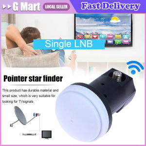 ⭐【LazTop Seller】 Cignal Gsat Dream Cable SatLite and Sky Direct LNB Single LNBF 9.75/10.6KU Dual Output Full HD Digital KU LNB Satellite Receiver High Band Low Band 306A-Single-LNB-Black