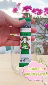 Bột cỏ lúa mì Dalahouse hộp 60gr 20 gói 3gr tiện dụng - Đào thải độc tố hỗ trợ tiểu đường kiềm hóa cơ thể