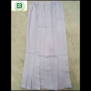 Rok rempel sekoah smp / sma warna Putih bahan elemen