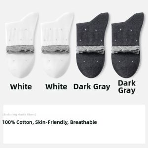 Breathable Polka Dot Lace Short Socks