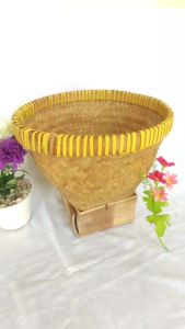 Bakul nasi anyaman bambu 20cm - boboko tempat nasi bambu