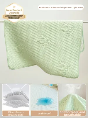 KAMONI | Waterproof Urine-Proof Soft Cotton Baby Bed Pad