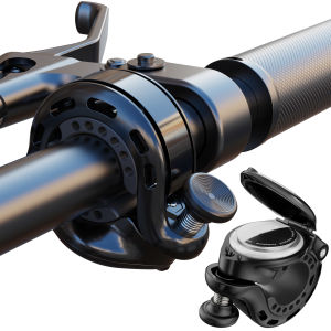 กระดิ่งจักรยานสําหรับ Apple AirTag AirTags เคสซ่อนอยู่ในกระดิ่งกันน้ําสําหรับจักรยานจักรยานเสือภูเขา MTB เหมาะกับแฮนด์ขนาด 22-31.8 มม.