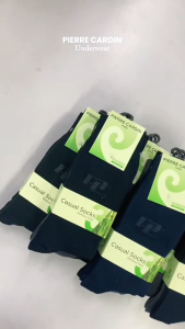 Pierre Cardin Full Length Anti-Bacterial Bamboo Casual Socks - Assorted Colour (3 Pairs) PS6264C