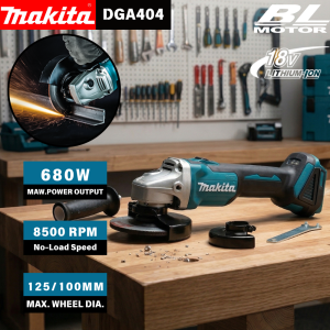 Makita | Makita DGA404 125mm Brushless Angle Grinder Li-ion Battery 8500RPM Cordless Cutting Polishing Grinding  For Makita 18V Battery