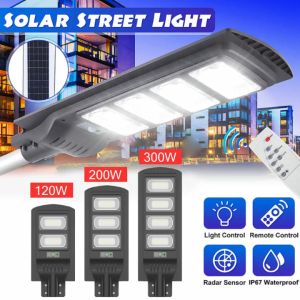 Solar lights outdoor waterproof IP67 120W 200W 300W inductionsolar street light