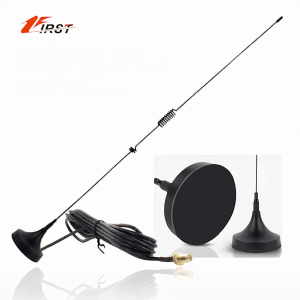 First | High Gain Car Mini Suction Cup UV Dual Band Handheld Radio Antenna