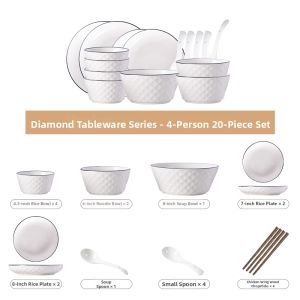 Nordic Japanese Home Decorative Dinnerware Set