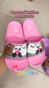 Dép cho bé gái quai ngang Gấu Bears Thái Lan Adda 32B5H