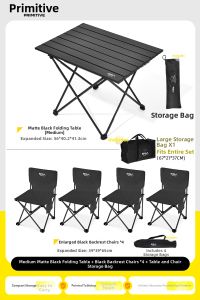 The Primitive | Portable Folding Camping Table and Chair Set