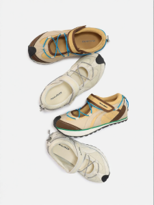 JNXS | Mary Jane Style Retro Color Blocking Elevating Outdoor Sports Shoes