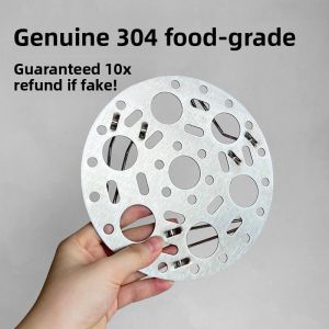 Foldable 304 Stainless Steel Steamer Egg Holder Kitchen Home Use Multifunctional Water Separation Steamed Food Rack