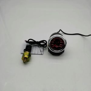 RYSJM | Cảm Biến Áp Suất Dầu LED 52mm 0-100 PSI Cho Xe Hơi Tốc Độ Cao Với Đầu Nối 1/8 NPT - Có 7 Màu Sắc
