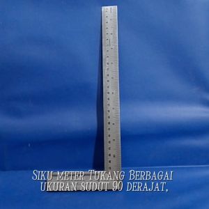 Siku Meter Ukur 90 derajat Penggaris Siku 8" 10" 12"
