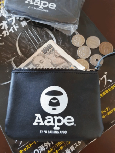 AAPE By BAPE Purse / Pouch / Clutch (Black)