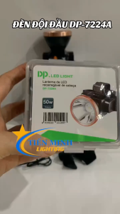 Đèn Đội Đầu DP-7224A (50W) Ánh Sáng Trắng Chế Đô Sáng Mạnh/Nhẹ Tuổi Thọ Đèn Cao Chip Led Siêu Sáng