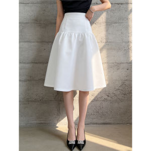 PIAOYA | Elegant High-Waist A-Line Skirt