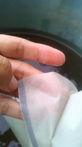 ถุงห่อฝรั่งสำเร็จรูป ห่อฝรั่งได้ทุกชนิด ถุงขนาด 6*14 เจาะรูแล้ว กระดาษปรู๊ฟ 2 ชั้น ทุก100 ใบ แถม 5ใบ ใช้ง่าย สะดวก ห่อได้ทั้ง 2 เเบบ ใช้เเม๊กซ์เย็บ เเละ ใช้มือมัด กันฝน กันเเดด กันเเมลง