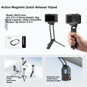 Ulanzi | Foldable Magnetic Quick Release Handheld Grip with Arca Swiss 1