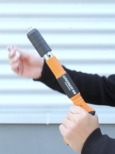 【10 Year Warranty】Nail Gun Heavy Duty Silent Concrete Punch Power Tool 5-Speed Adjustable Multifunctional Wall Fixing Nail Puncher Labor Saving Silent Design for Cement Wall Brick Wall Decoration Construction Home Renovation & Furniture Installation