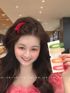 Updo Hair Claw Womens Minimalist Jelly Barrettes Small Size Duckbill Clip Bangs Side Cropped Hair Clip Barrettes Bar Hairclip Hair Accessories