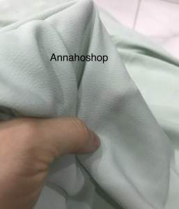 Vải voan màu xanh pastel mềm rũ dày vừa đẹp mát(khổ 1m5)may đầm váyáo sơ mi áo kiểu áo dài