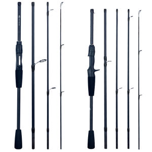 Cần Câu Cá FLENHAI Carbon Mini Travel Spinning Baitcasting 1.8~2.4m Trọng Lượng Thả Mồi 5-30g Tốc Độ Nhanh M Thích Hợp Cho Biển Sông Hồ.