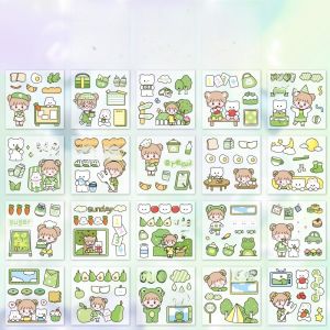 Kababear Princess Costume Change Stickers Children Girls Toys Cartoon Ancient Style Characters DIY Dress up Stickers