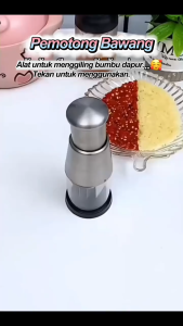 Penghancur makanan/penghancur bawang putih dapur/pencacah makanan stainless steel/tajam dan cepat/Parutan/pemotong CS