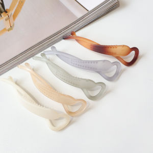 Pragmatism ~ Frosted Horizontal Clip Banana Clip Back Head Hair Clip Hair Ins Idle Style Twist Clip Atmosphere Hairpin