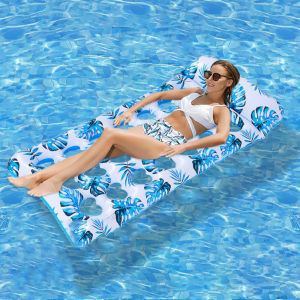 1pc Summer Foldable Water Hammock PVC Floating Bed/Chair Summer Water Toy for Pool & Beach Parties Adult Buoy Tanning Float